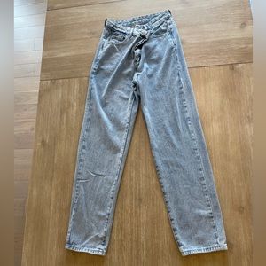 SHEIN EZwear High Waist Straight Leg Jeans